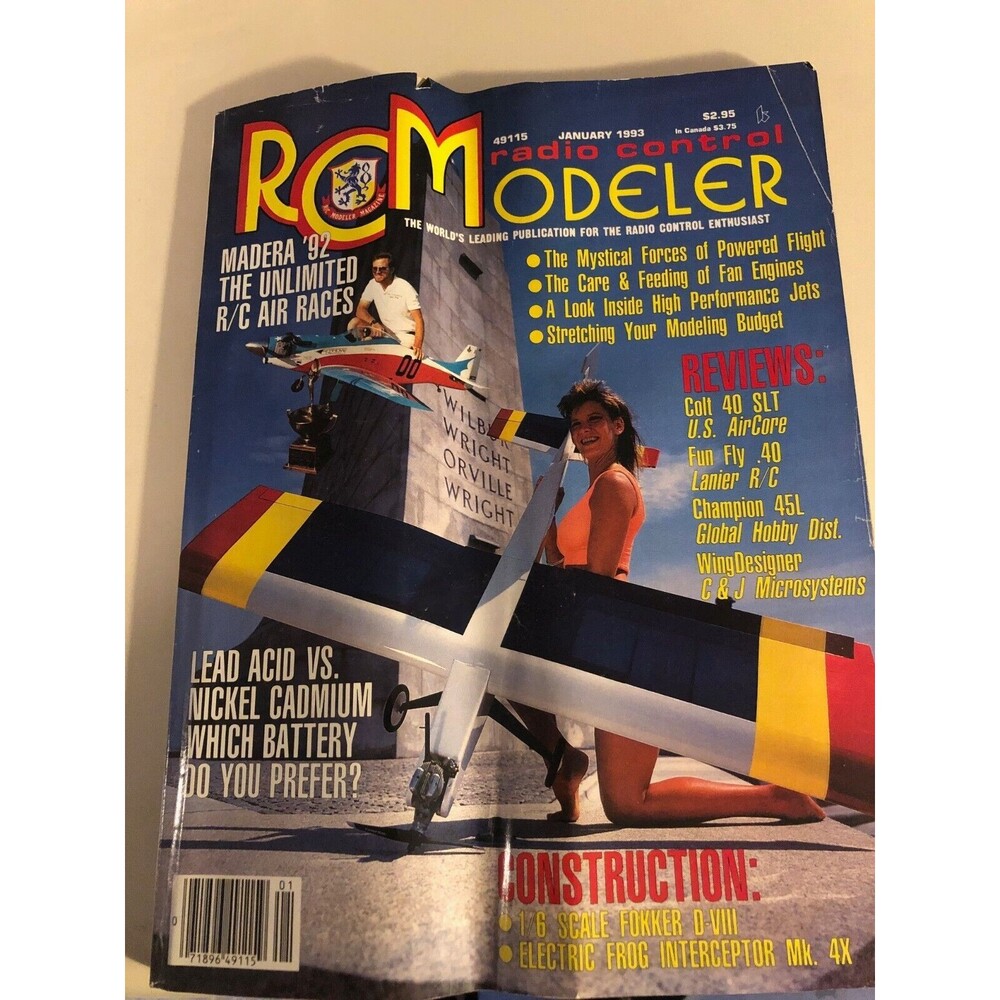 RC Modeler Magazine January 1993